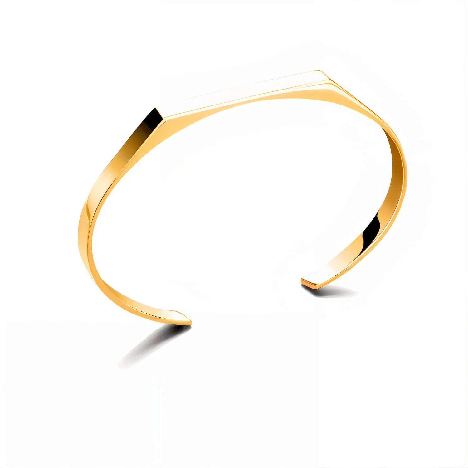 Custom Men's Engravable Signet Cuff Bracelet - Image 5