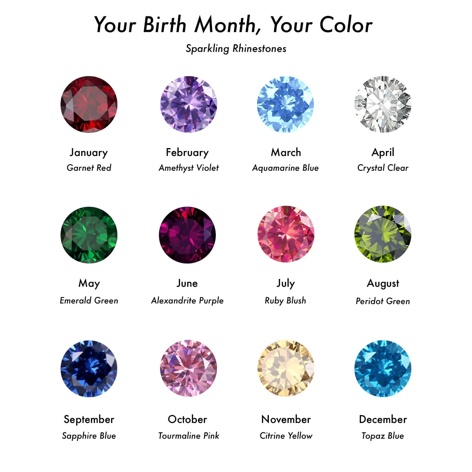 Bloom & Birthstone Charm - Image 3