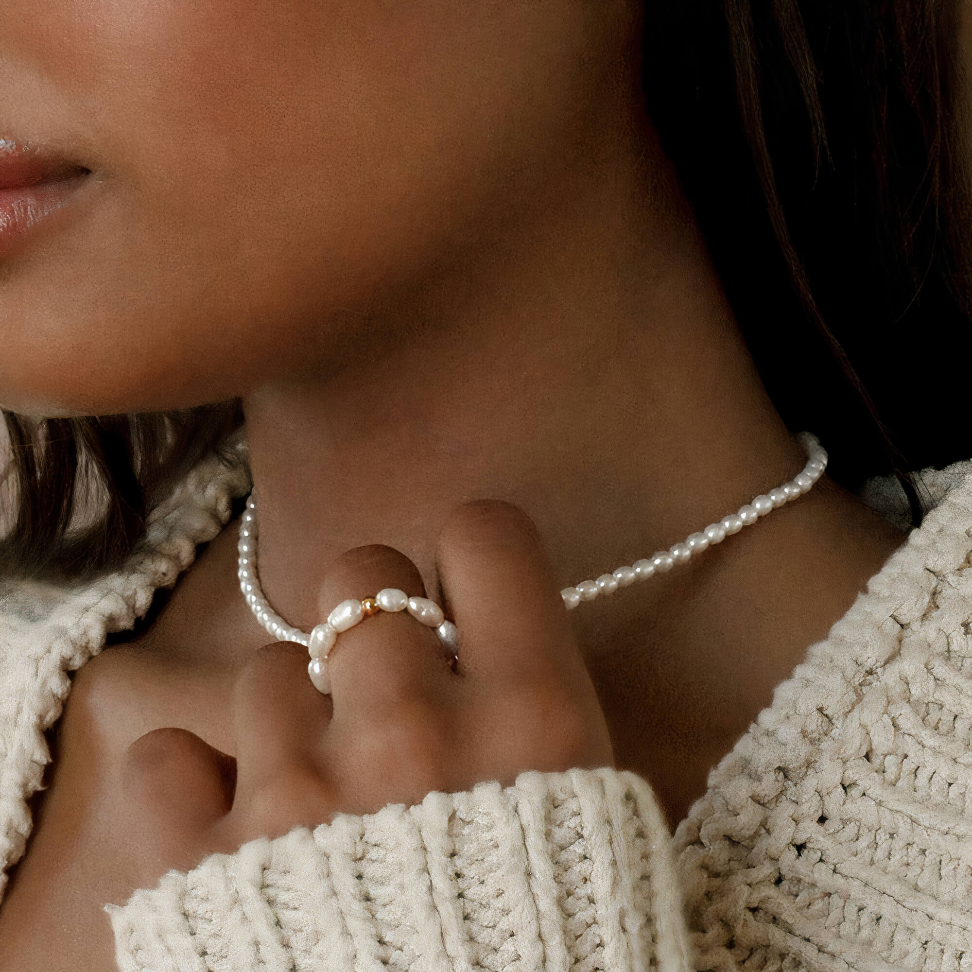 Infinity Pearl Ring - Image 4