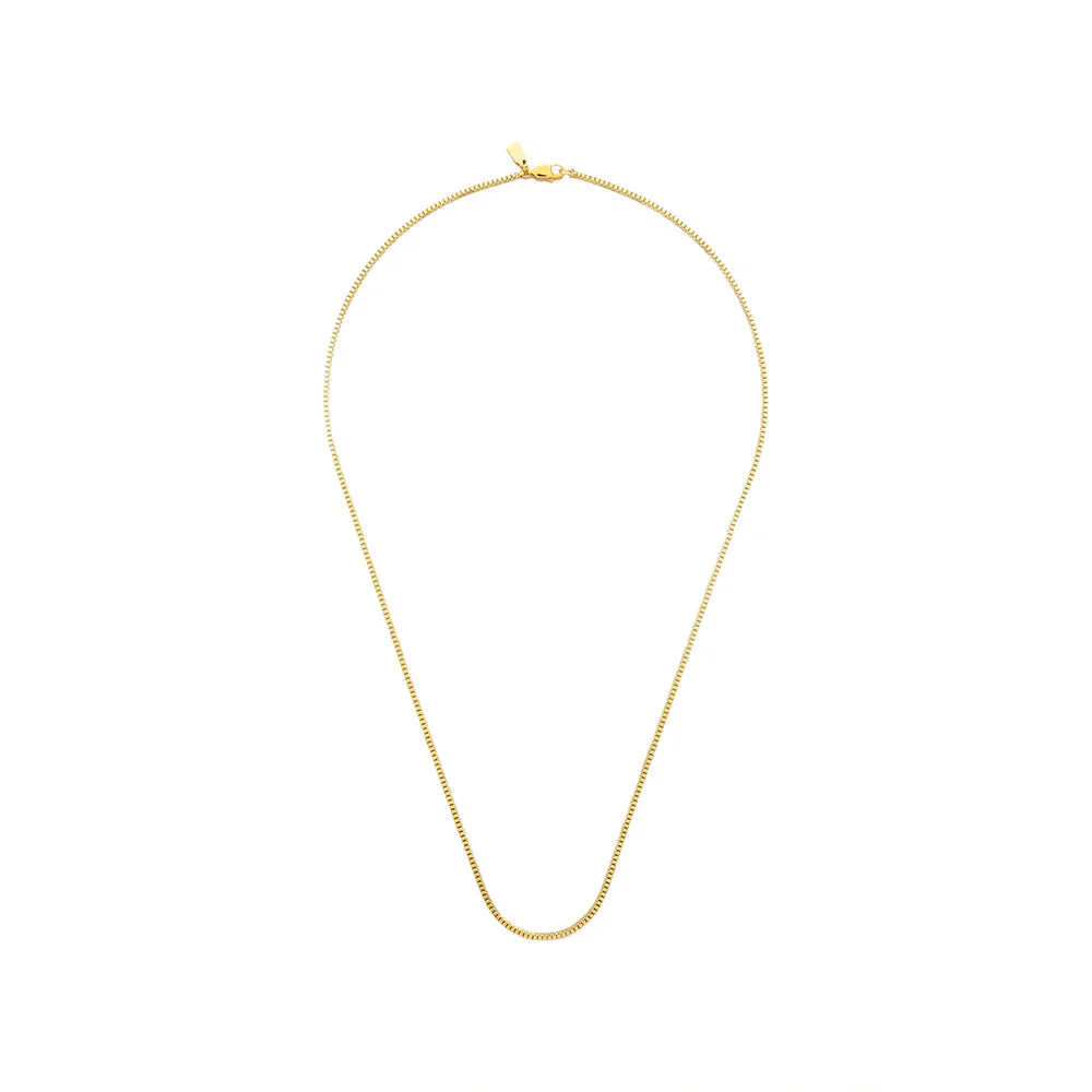 Mens Box Chain Necklace - Image 5