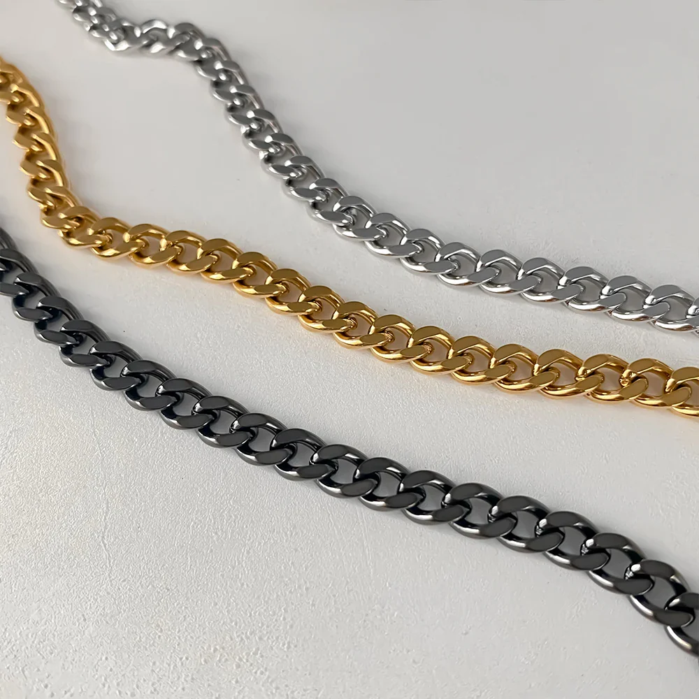 Mens Curb Chain Necklace - Image 5