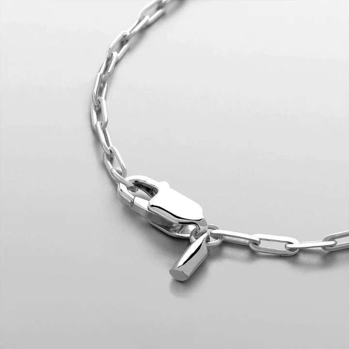 Men's Paperclip Chain Necklace - Image 4