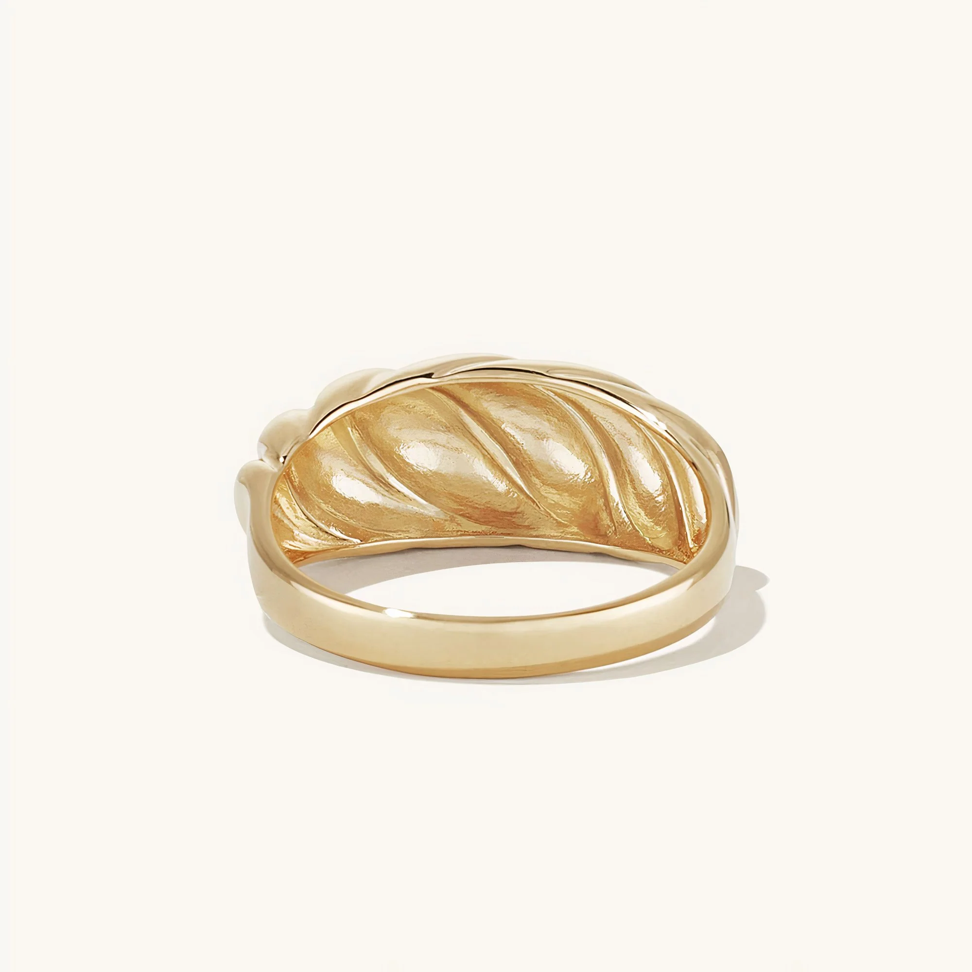 Twisted Croissant Ring - Image 7