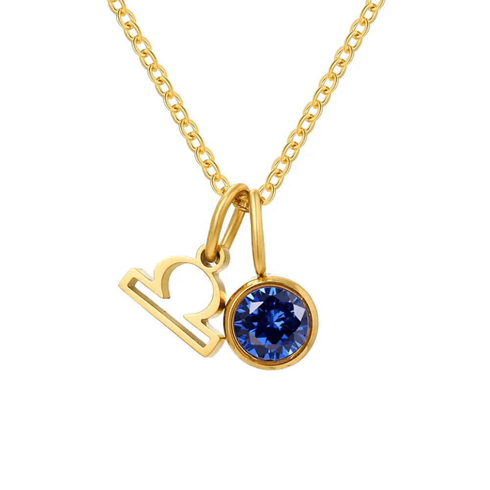 Zodiac Birthstone Necklace - Image 15