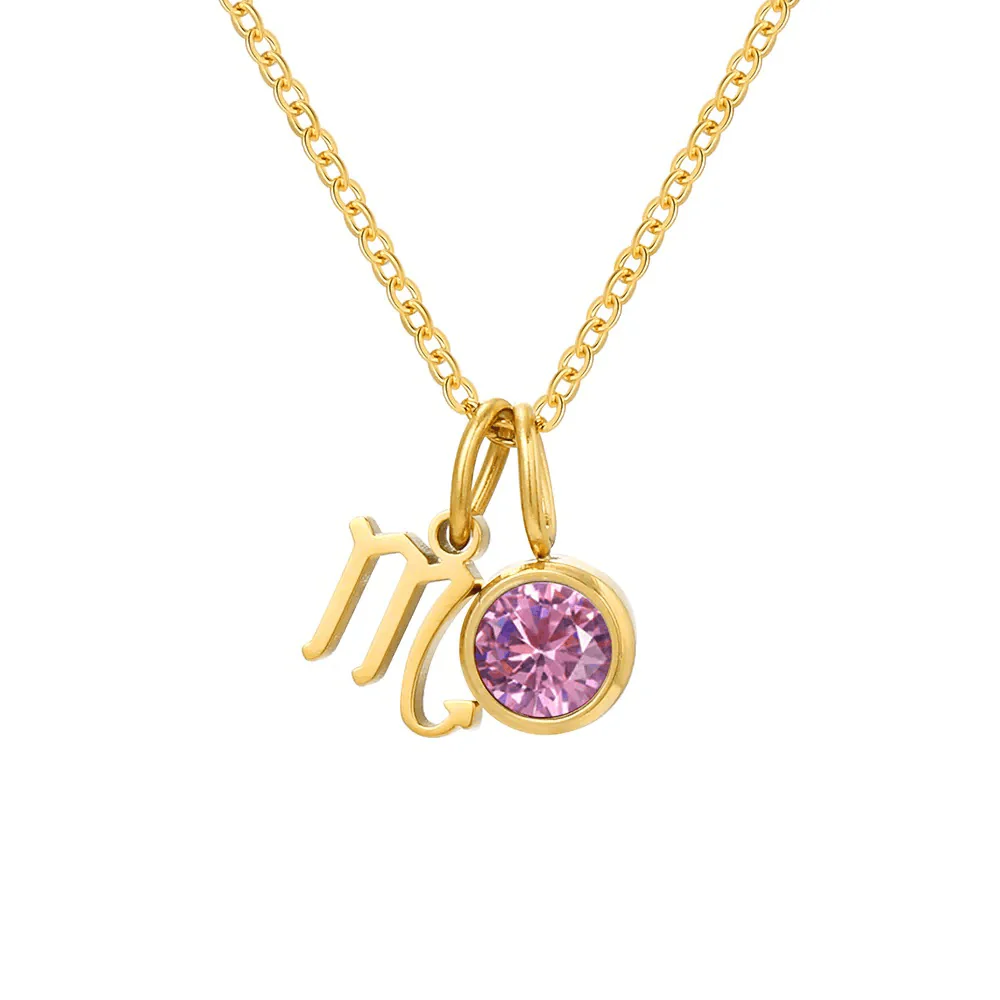 Zodiac Birthstone Necklace - Image 16