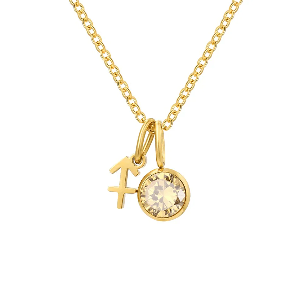 Zodiac Birthstone Necklace - Image 17