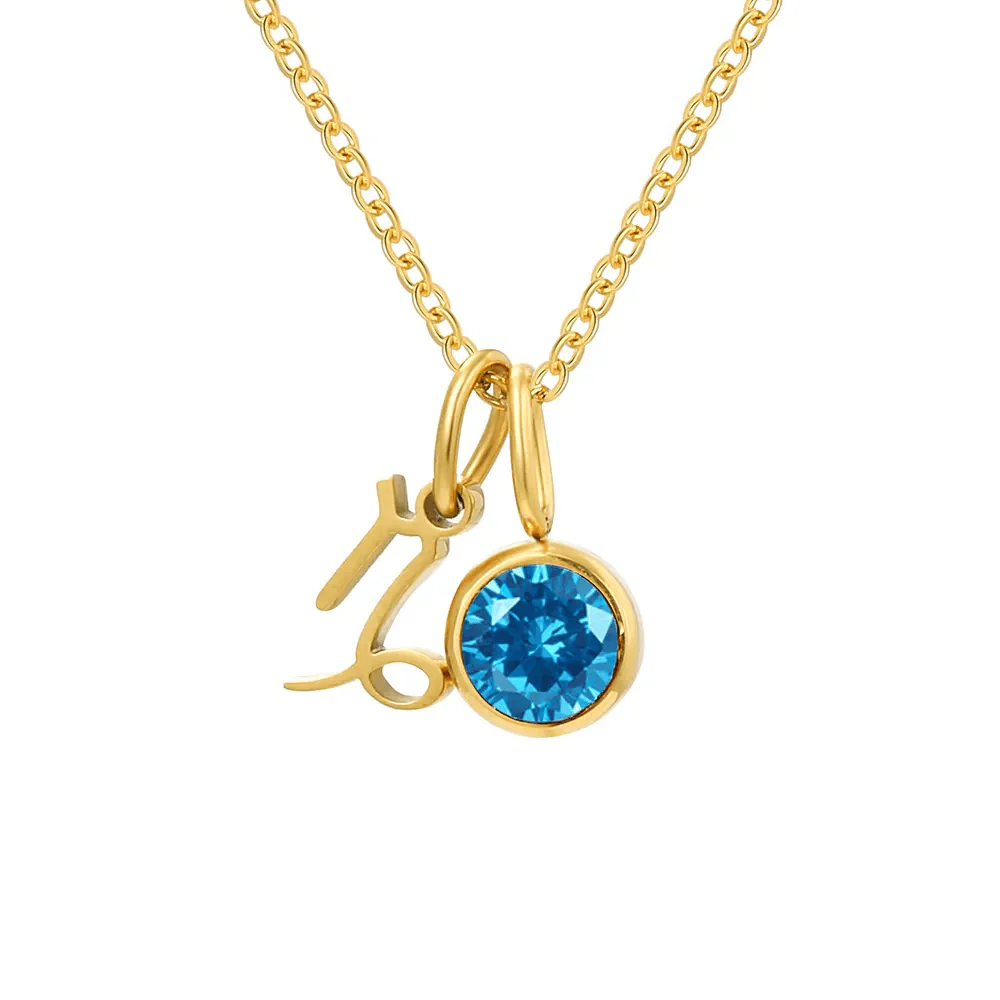 Zodiac Birthstone Necklace - Image 18