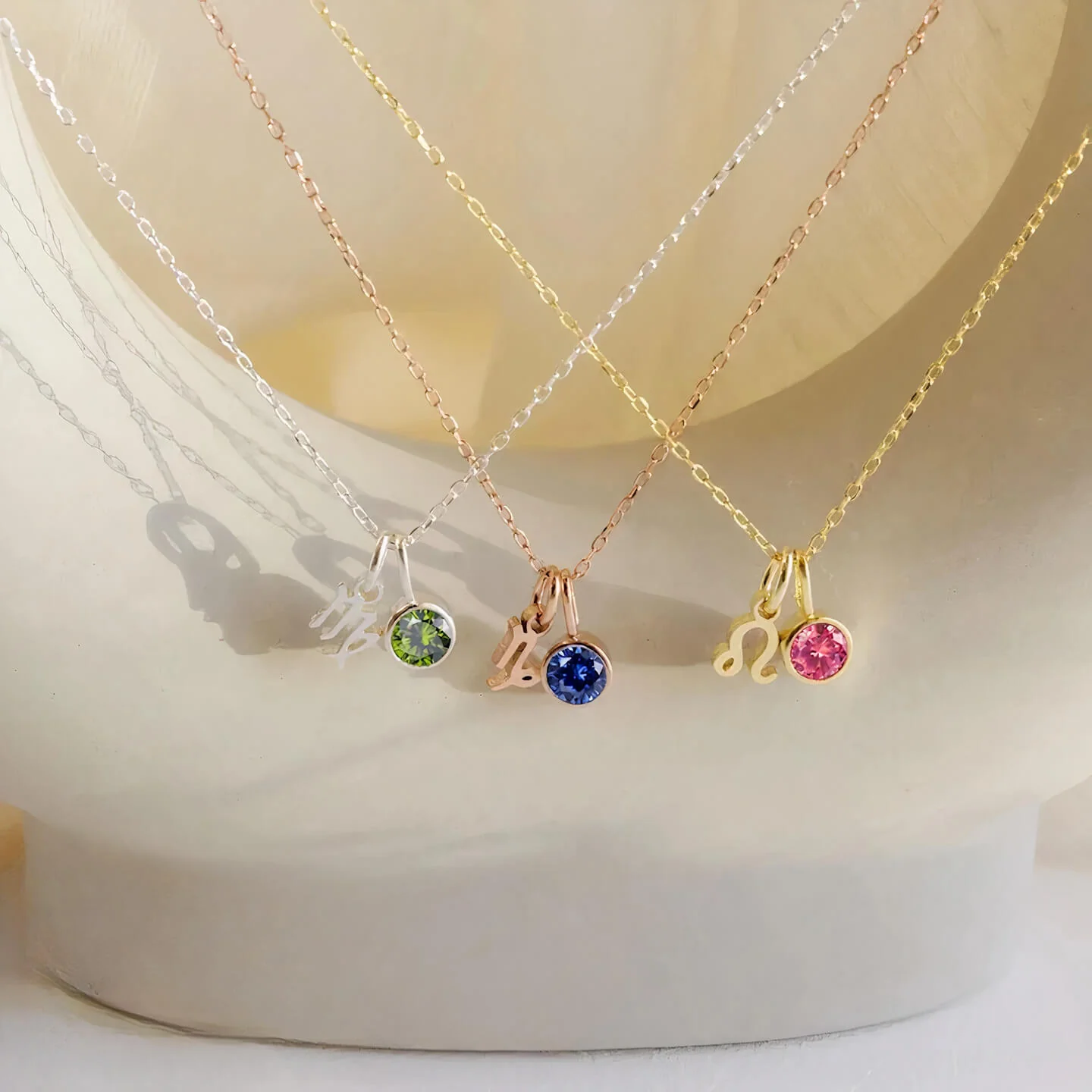 Zodiac Birthstone Necklace - Image 5